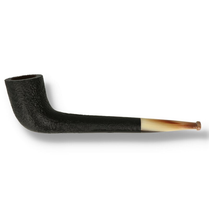 Ropp Vintage Horn Sandblast Zulu Pipe (Unfiltered)