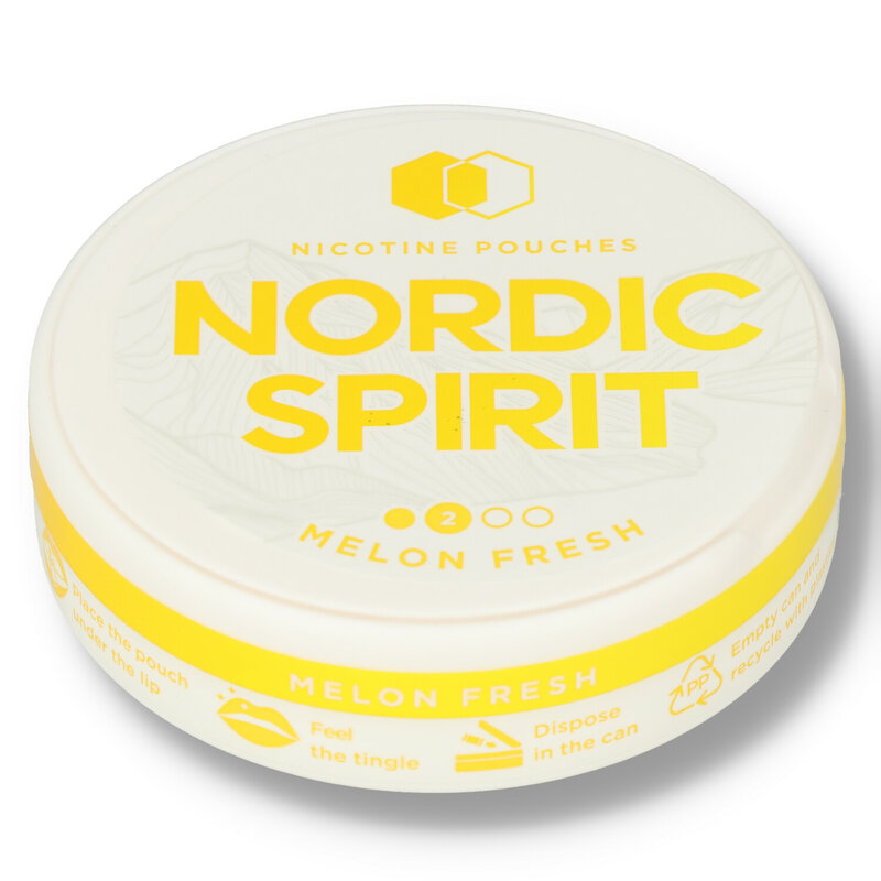 tobacco chew bags uk Nordic Spirit Melon Fresh 6mg Nicotine Pouches – Smooth Swedish Lift