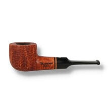 Talamona Sabbiato S 9mm filter straight pot briar pipe sandblasted finish
