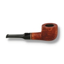 Talamona Sabbiato S 9mm filter straight pot briar pipe sandblasted finish