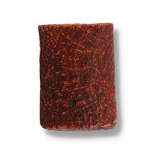 Close-up of Talamona Sabbiato S poker bowl showing deep sandblast briar grain texture