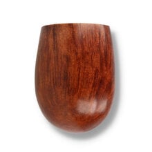 Close-up of Talamona Revolution Onyx briar pipe bowl showing smooth finish and natural grain