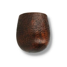 Close up of sandblasted briar bowl on Talamona Sabbiato M Bent Billiard 02 pipe
