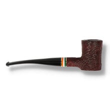 Opposite side profile of the Petersons St Patricks Day 2026 Sandblasted poker