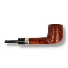 Reverse view of Barling Benjamin Lovat pipe showing extended shank and saddle stem