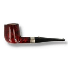 Barling Benjamin Ye Old Wood 9mm straight billiard briar pipe with smooth red finish