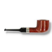 Side view of Barling Benjamin 1813 billiard pipe showing compact bowl and fishtail stem