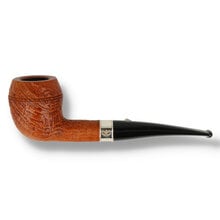 Barling Benjamin Fossil 1817 Rhodesian briar pipe with rusticated finish