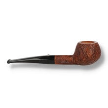 Side view of Barling Marylebone Fossil Apple briar pipe