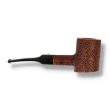 Barling Marylebone Fossil Poker pipe with rusticated finish and 9mm filter.