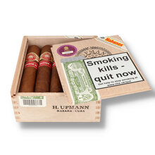 an open box with sliding lid containing 10 Magnum 54 cigars