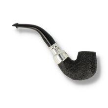 Reverse view of Peterson System 317 pipe showing textured sandblast bowl and P-Lip stem