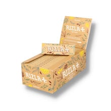 A Full box of 50 Packs of Rizla Natura Regular papers