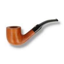 Barling Marylebone The Very Finest 1823 bent billiard briar pipe side view