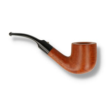 Barling Marylebone 1823 pipe showing upright bowl and bent stem