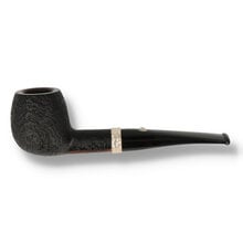 Barling Trafalgar Fossil 1816 curved apple briar pipe