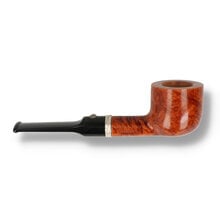 Barling The Very Finest pot pipe warm briar finish detail