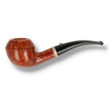 Barling Nelson bent briar pipe smooth finish