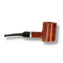 Barling 9mm Poker pipe metal band curved stem