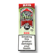 A single pack of 4 Herbal Wraps Strawberry Kiwi Flavour