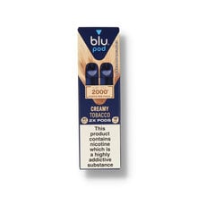 Blu Replacement Pods 20mg Creamy Tobacco pack