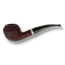 Barling Nelson Fossil 9mm Briar Pipe 1819 Rhodesian side view