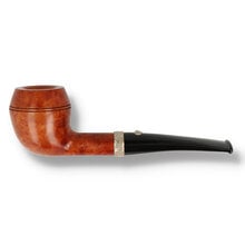 A straight Rhodesian in a rich glossy brown stain with metal band