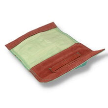 open pouch showing paper dispenser
