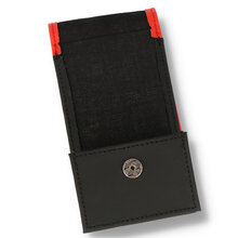 the inside showing the magnetic press stud
