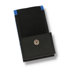 the inside showing the magnetic press stud
