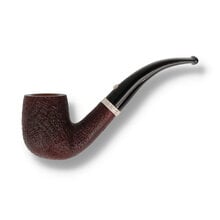 Barling Nelson Fossil 1822 bent billiard briar pipe