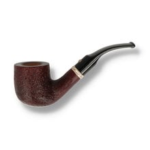 Barling Nelson Fossil 1823 bent pot briar pipe