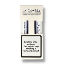 J Cortès White High Class Corona Dominican gift box cigars