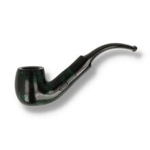 Sarome Moss SP10-7310 green pearwood saddle billiard pipe