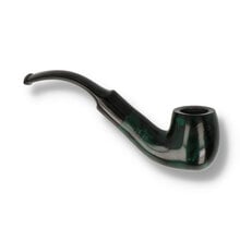 Sarome Moss SP10-7310 green pearwood saddle billiard pipe