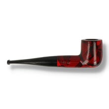 A compact straight billiard with red camo design