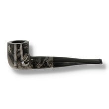 A straight billiard in a grey camo finish