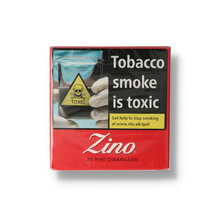 Pack of Zino Dominican Mini Cigarillos Red containing 20 premium mini cigarillos.