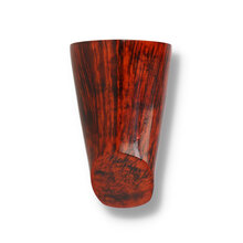 front of the bowl showing flame grain
