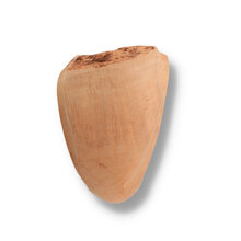 Tall faceted Erik Nørding Signature Smooth Natural 179 pipe showing natural briar grain and plateau top