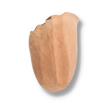 Tall faceted Erik Nørding Signature Smooth Natural 180 pipe showing natural grain and plateau top detail
