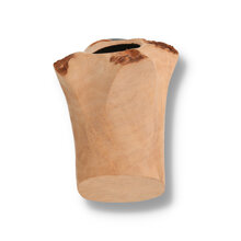 Erik Nørding Signature 181 natural briar pipe with black acrylic stem and organic freehand shape