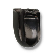Erik Nørding Ebony Briar Line Pipe 701 showcasing sculpted bowl contours and white stem accent rings