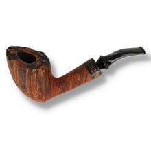 Erik Nørding Freehand Special Extra No.3 Pipe 705 with plateau rim and polished walnut briar finish.