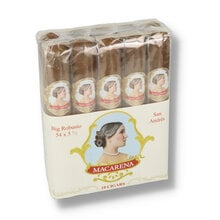 Bundle of 10 Casa Turrent Macarena Big Robusto cigars in original cellophane packaging showing the 5½ x 54 vitola and San Andrés wrapper.