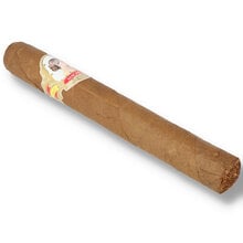 Single Casa Turrent Macarena Toro cigar displaying its natural Mexican San Andrés wrapper and decorative Macarena cigar band.