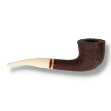 A sandblasted Dublin with a quarter bent cream stem