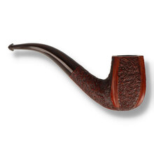 a panelled bent billiard with sandblast finish and unique fluted design