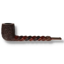 A long stemmed Canadian with unique helix carved stem