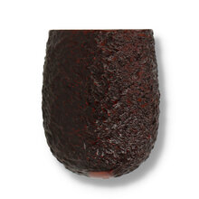 Front view of the Northern Briars G3 Straight Helix bowl highlighting the deep rustic finish and smooth rim.